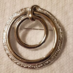 Coventry Silver Tone Brooch
